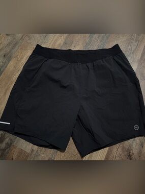 Men's Athletic Running Shorts - Black